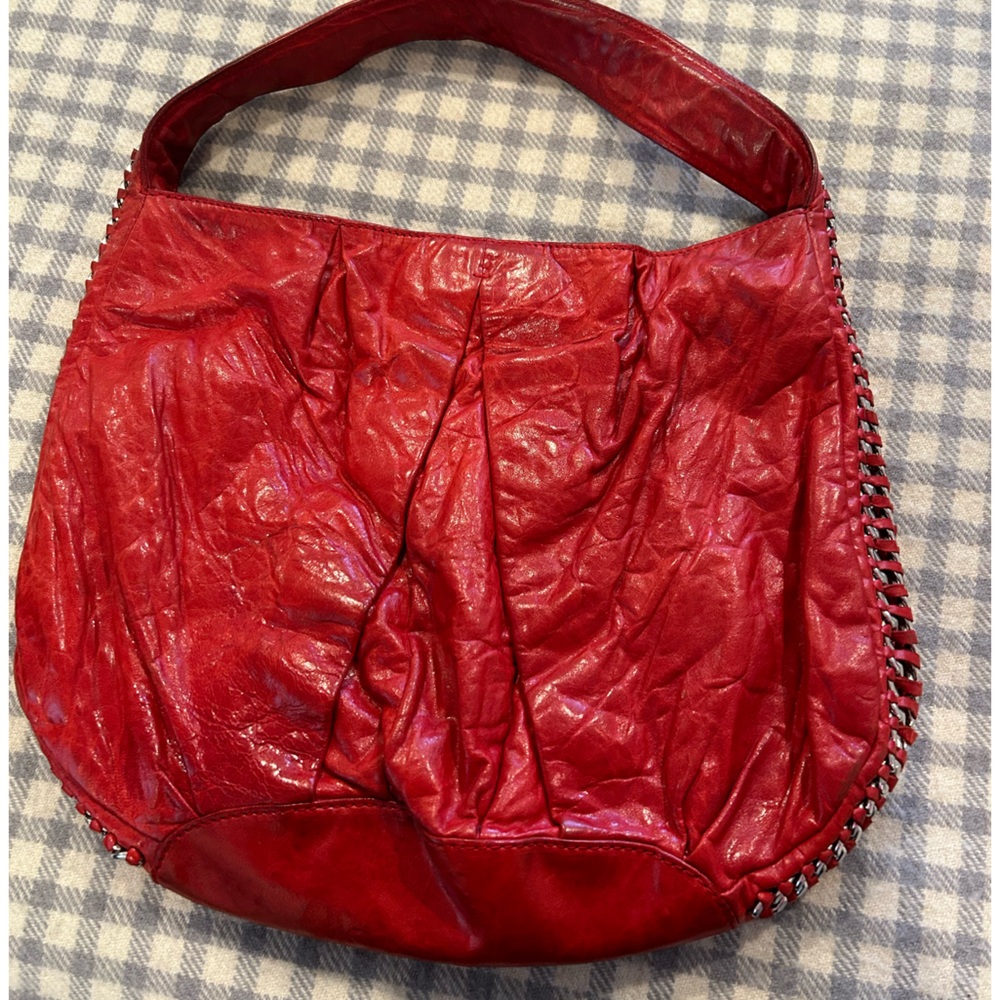 Red Leather Women's Bag